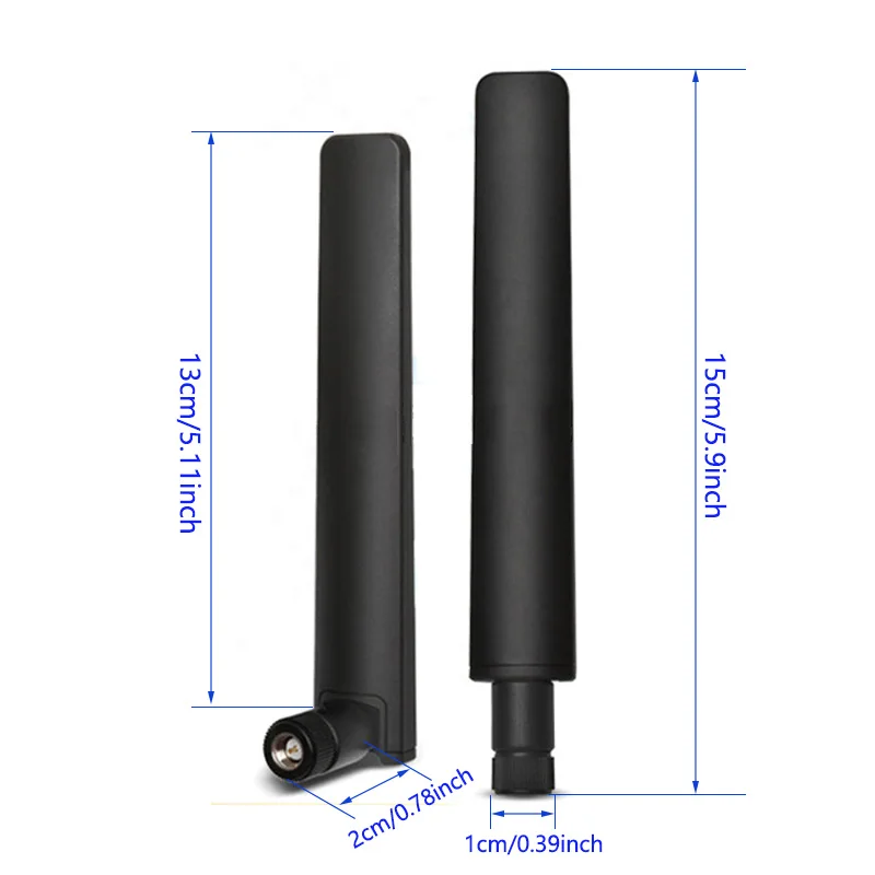 5G 4G 3G GPRS GSM Antenna Full-band 12dBi 600-6000MHz SMA Male for WiFi Router Wireless Network Card IOT Network camera