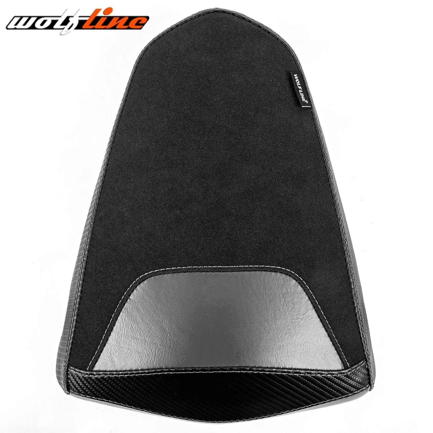 Wolf Line Motorcycle Front Seat Passenger Pillion Pad for Yamaha MT-03 YZF-R3 2015-2024 2016 2017 2018 2019 2020 2021 2022 2023