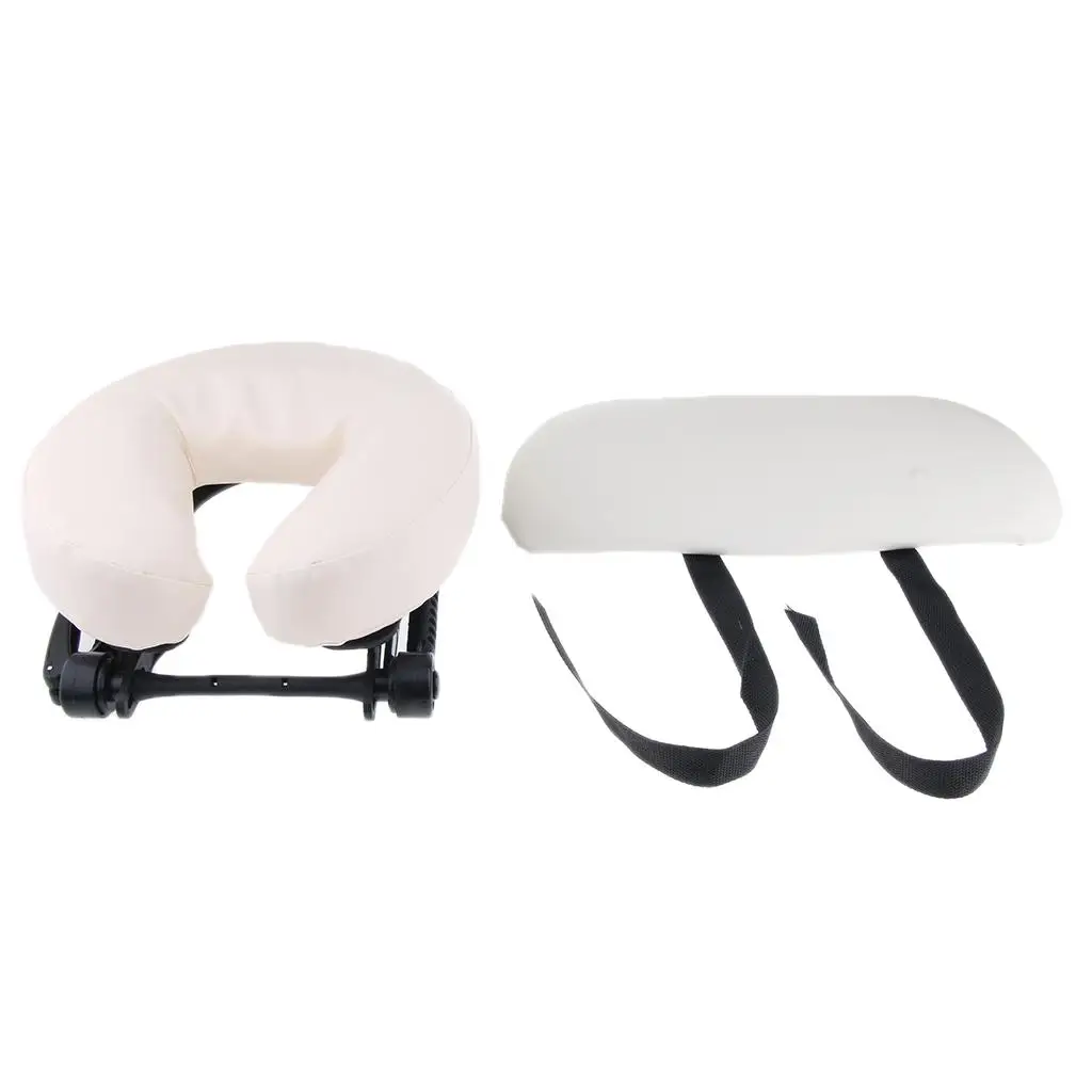 3 Pieces Face Cradle Cushion Pillow Set for Acupressure Spa Massage Table Bed Chair