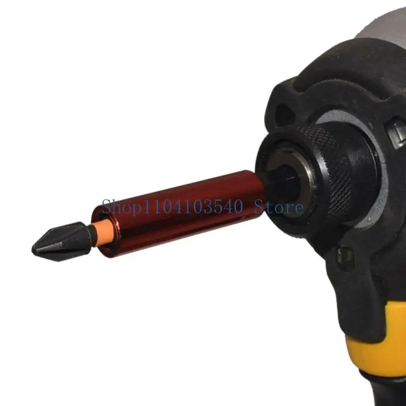 02DC Screwdriver Extension MagneticQuick Release 1/4 HexShank Holder Drill Bit Extension Bit Set Quick ChangeHand Tool