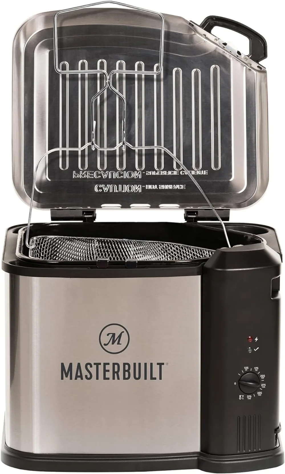 Masterbuilt® 3-in-1 10 Liter XL Electric Fryer, Boiler and Steamer Combination with Drain Basket and Breakaway Safety Cord In