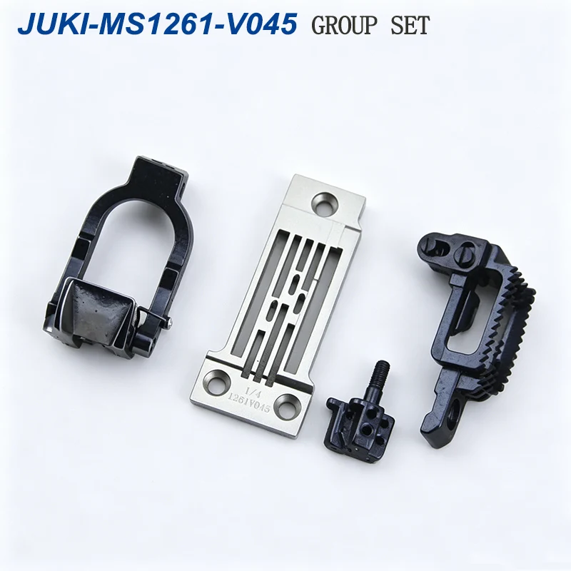 

Hot Sale JUKI MS1261-V045 Needle Plate Set Full Sizes 1/4" 3/16" 5/16" 3/8" Sewing Machine Parts