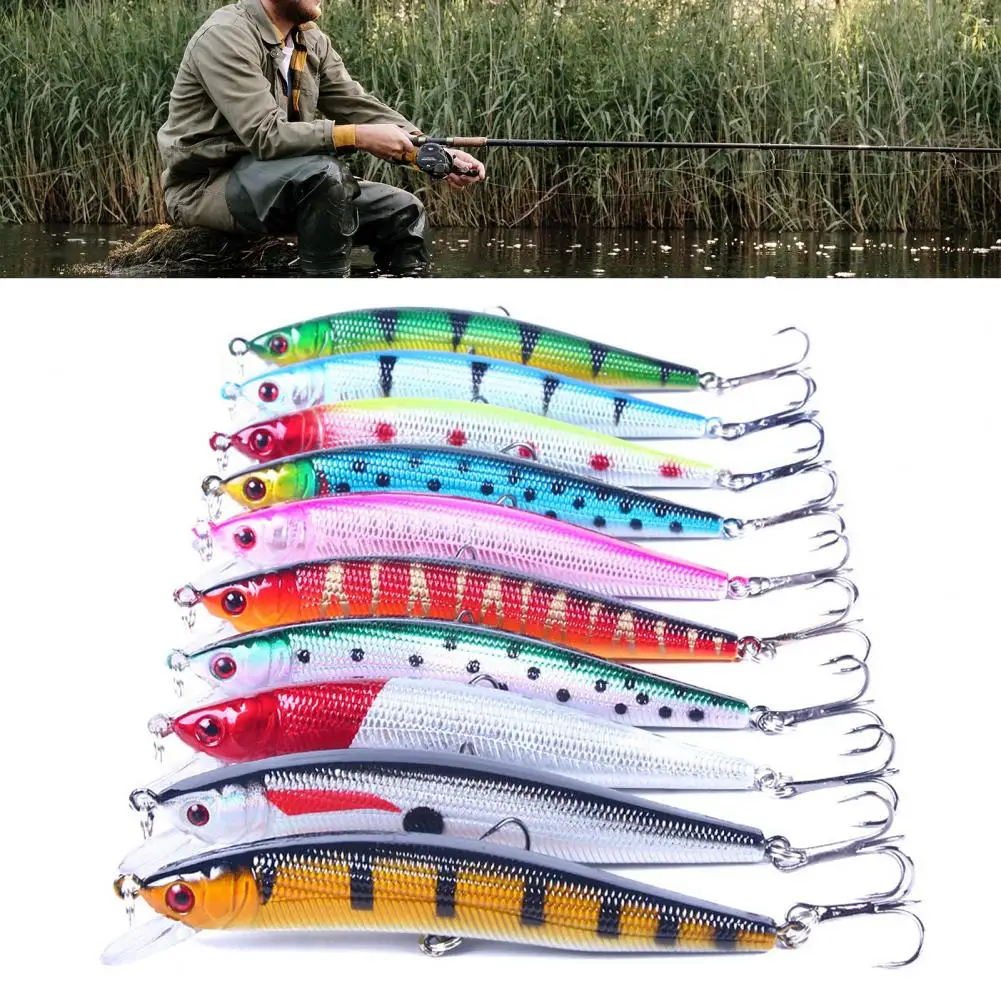 10CM/8.4g Fishing Lure Simulated 3D Fisheyes Artificial Bait Catch Fishes Tuna Sea Fishing Sinking Fake Bait Fishing Supplies