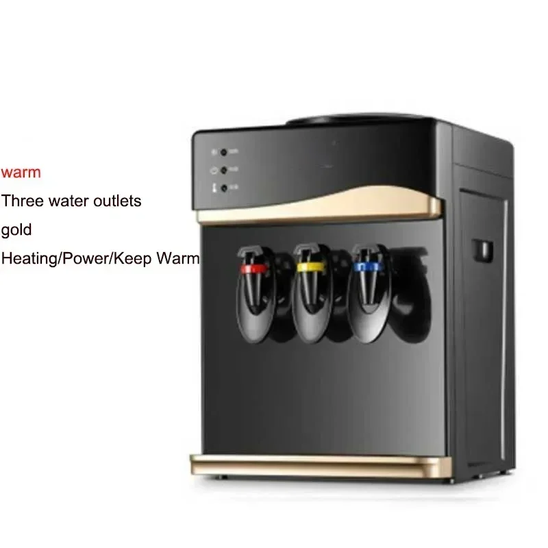 

Desktop Water Dispenser Household Three-faucet Warm Ice Warm Refrigeration Small Kitchen Office Mini Energy Saving 550W