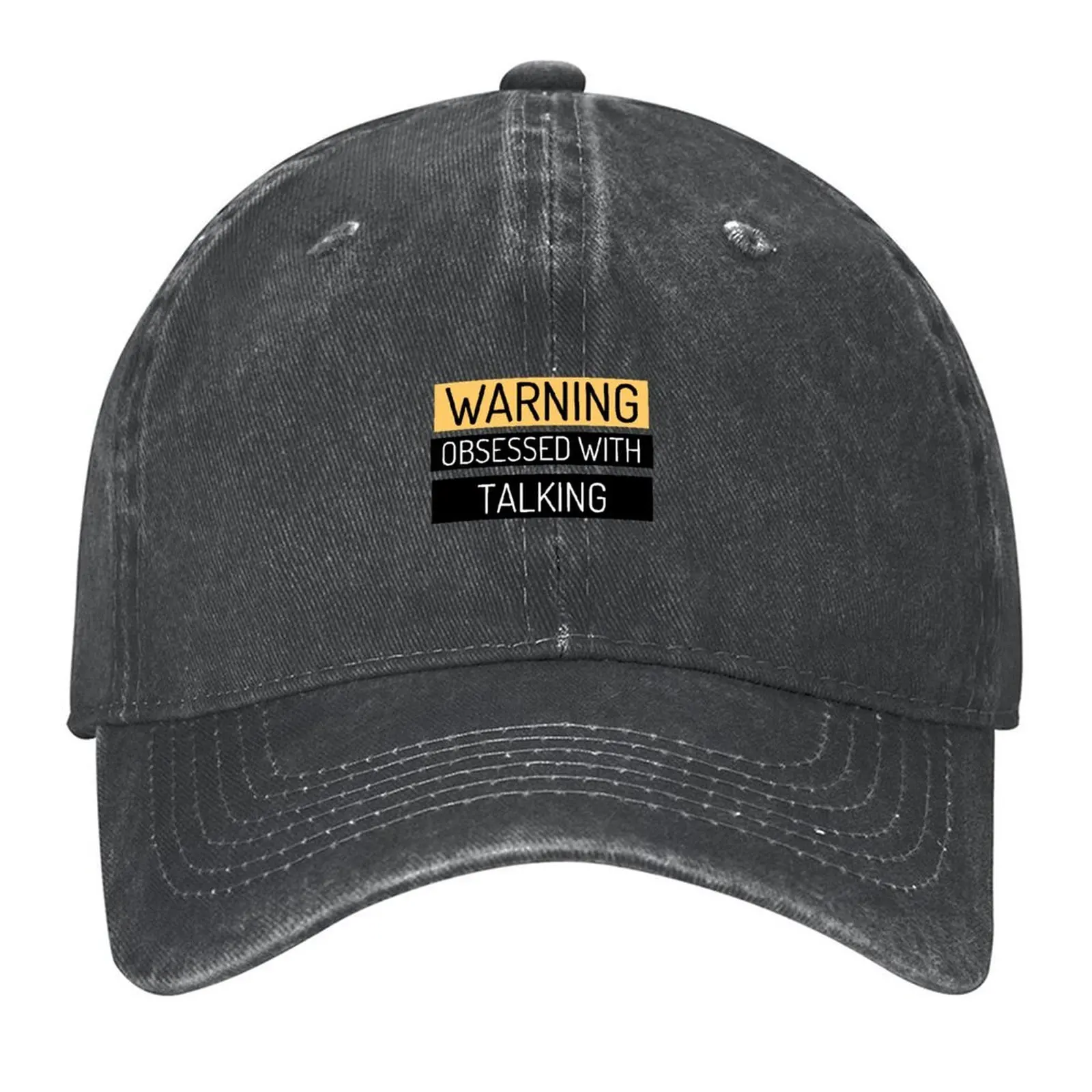 

Warning! Obsessed with Talking Baseball Cap Brand Man cap golf hat genuine Vintage Sun Cap Hats For Men Women's