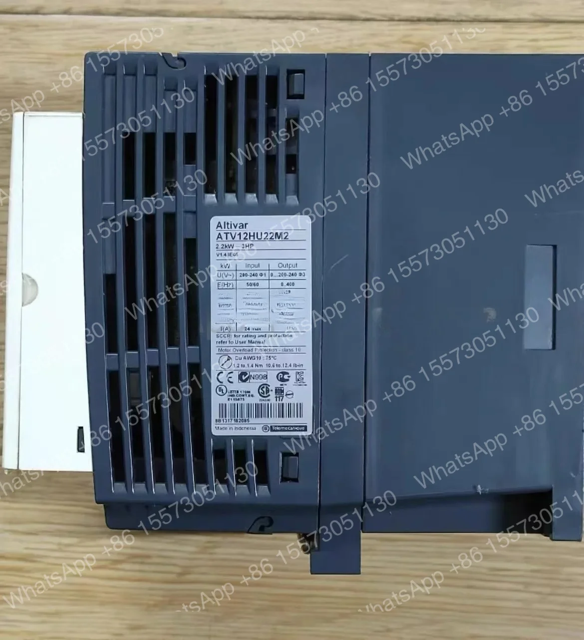 Used ATV12HU22M2 Schneider inverter tested ok2.2kw,220v
