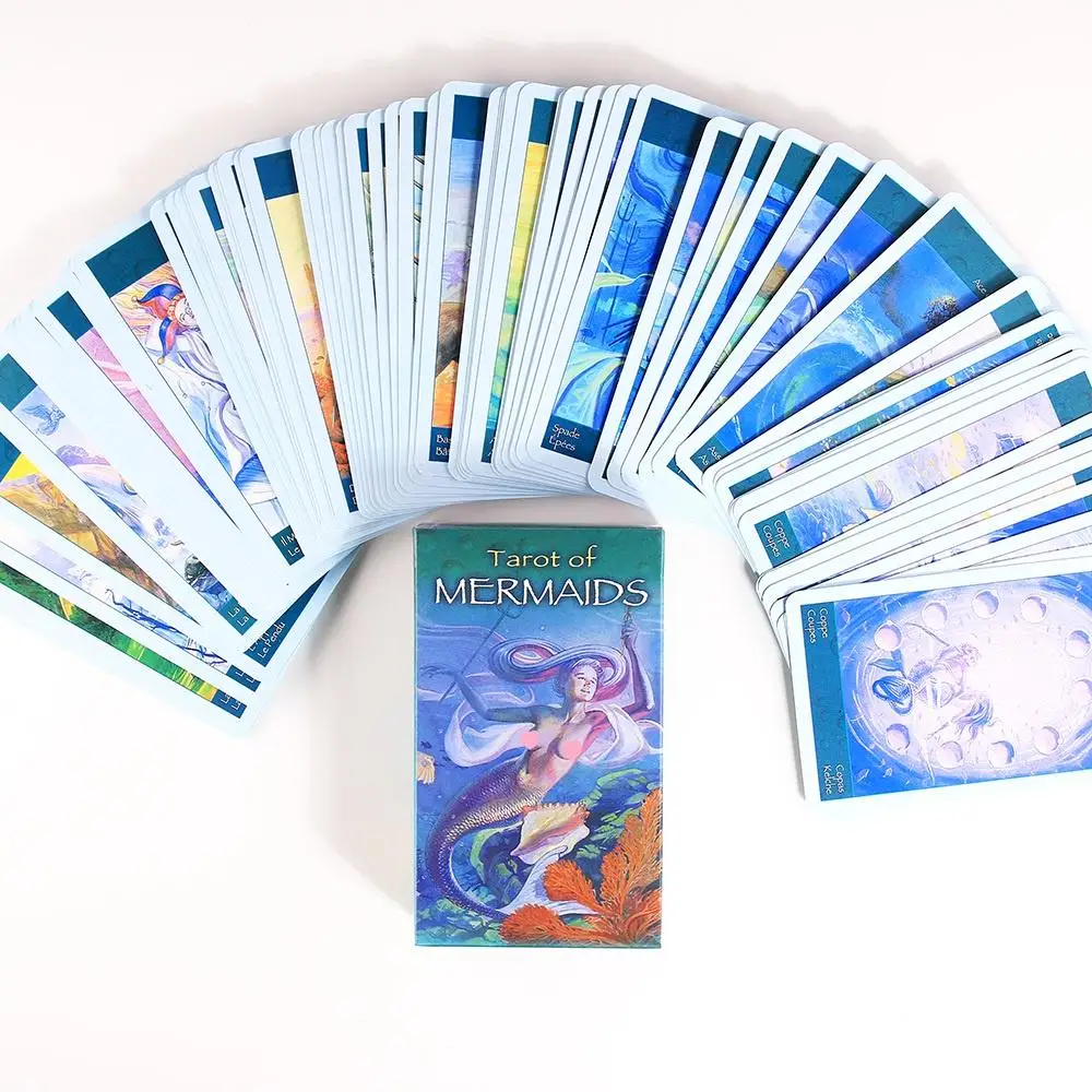 Tarot of Mermaids Cards Deck PRISMA VISIONS TAROTCard Game 78 Cards