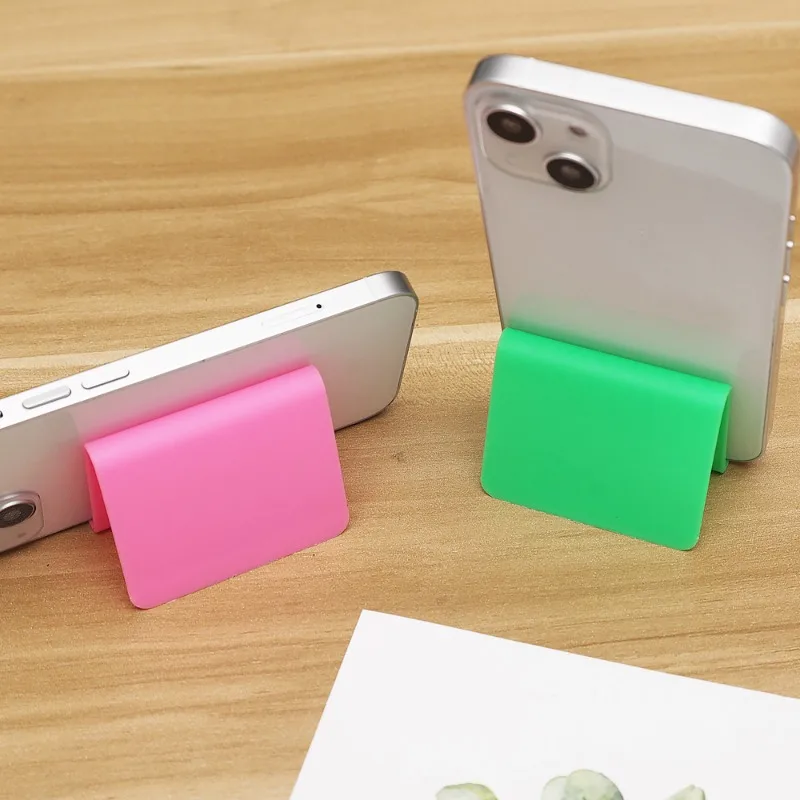 5/1PCS Candy Farbe Universal Mini Smartphone Tisch Schreibtisch Halterung Ständer Telefon Halter Halterung Für Handy Tablets faul Halterung