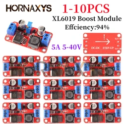 1-10 шт., XL6019 DC-DC Step Up Power Module DC-DC Boost, Регулируемый источник питания с выходом 3 в-40 в до 5 в-45 в