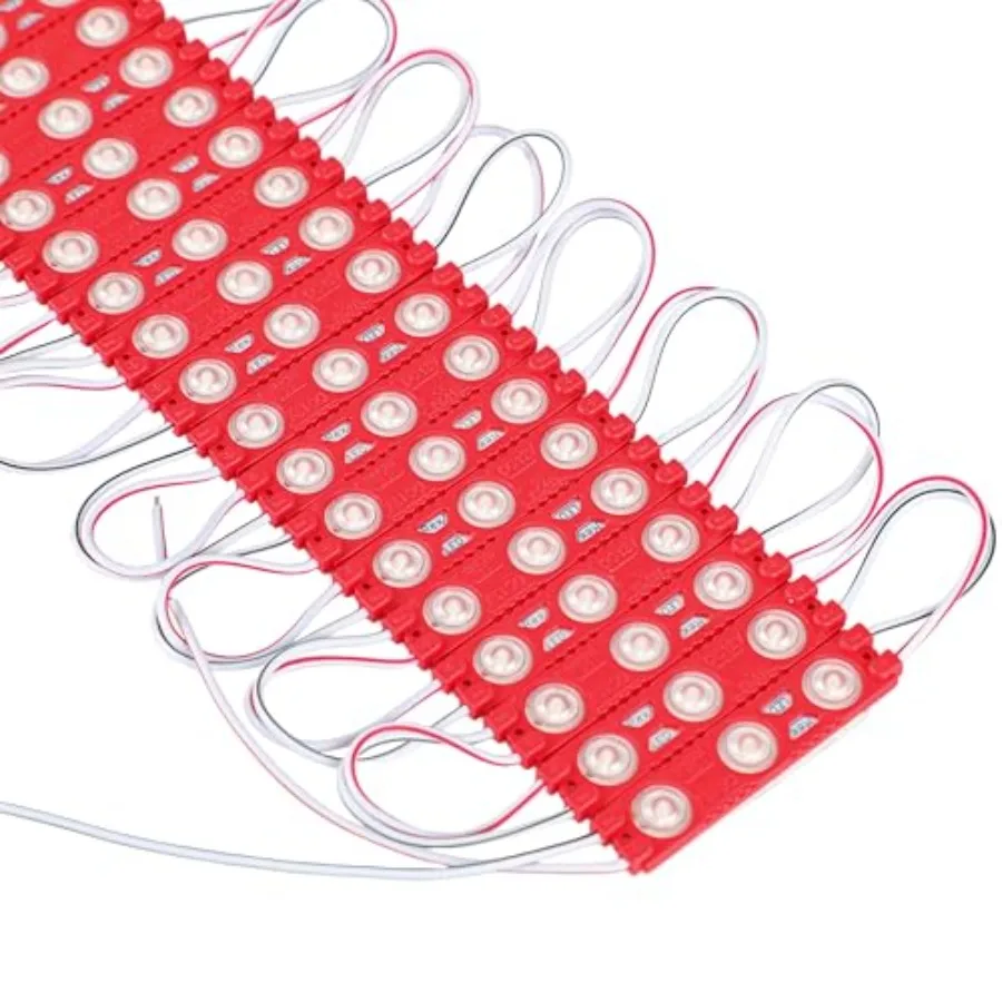 

Суперяркие светодиодные модули 2835 3 LED (200 шт.) для рекламных вывесок и декоративного освещения, водонепроницаемые, с клейкой лентой на обратной стороне