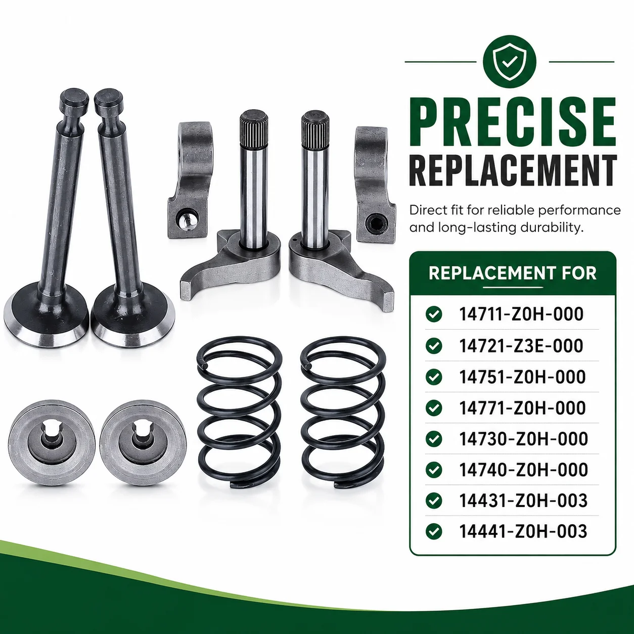 Valve Spring Retainer Rocker Arm Lifter Kit Set for Honda GX25 HHT25S 14711-Z0H-000 14721-Z3E-000 Lawn Mower Engine Repair Parts