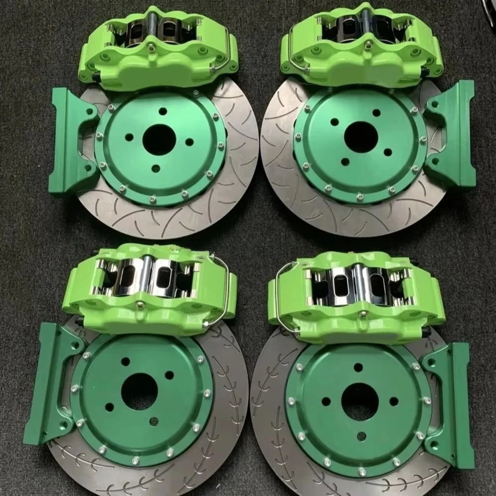 

Custom Car Brake System 4 Piston Brakes Big Brake Calipers 330mm 340mm for 16 17 Inch Wheels