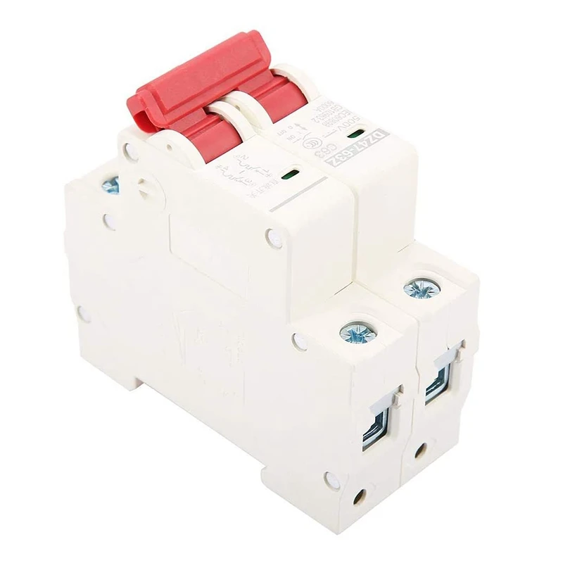 Circuit Breaker Photovoltaic Circuit Breaker 2P DC 500V 63A Circuit Breaker DZ47-63Z-2P Circuit Breaker