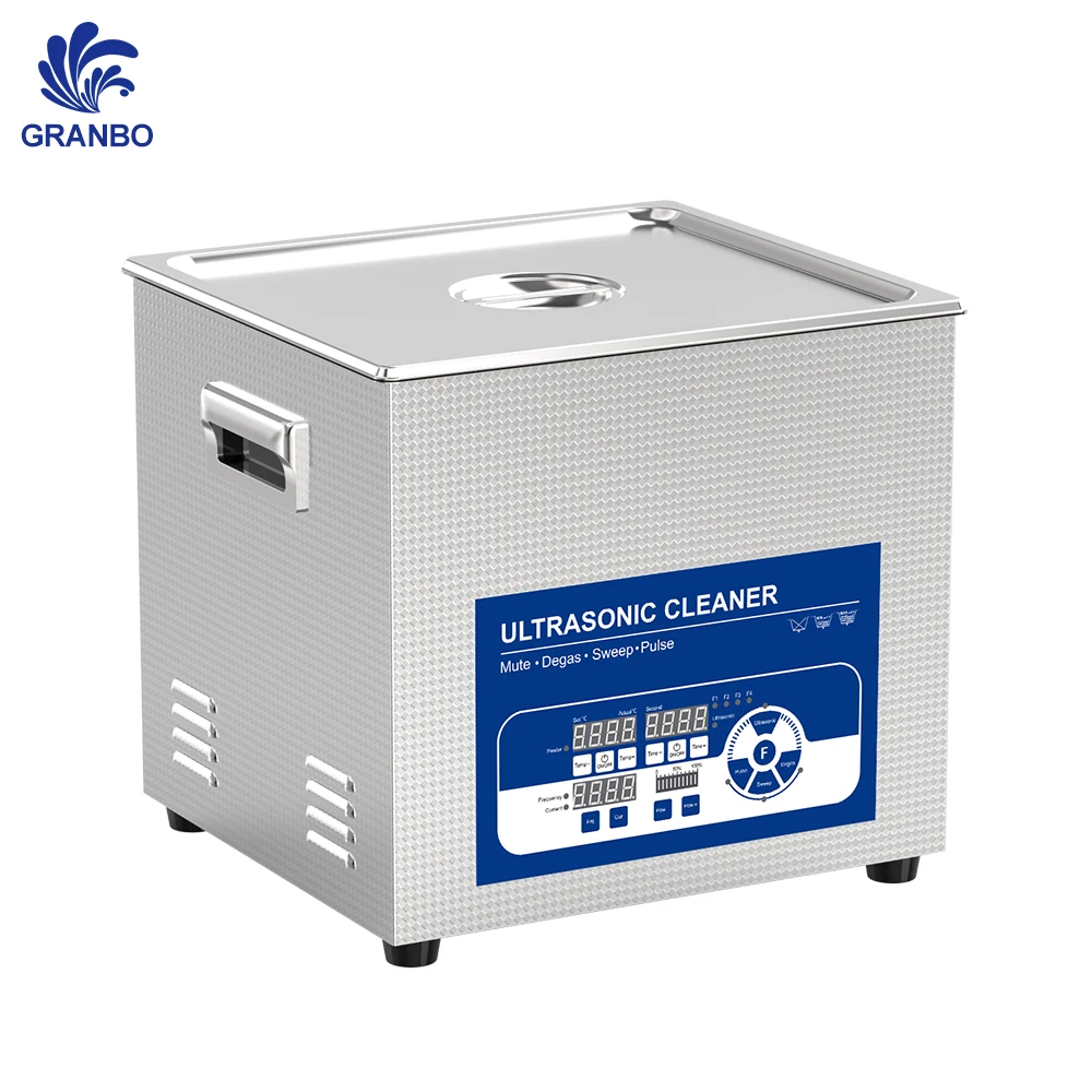 Granbo Multi-band 28/40/68/80/120KHz 15L 300W 220V 110V Pro Ultrasonic Cleaner Laboratory Equipment Intelligent Sweep