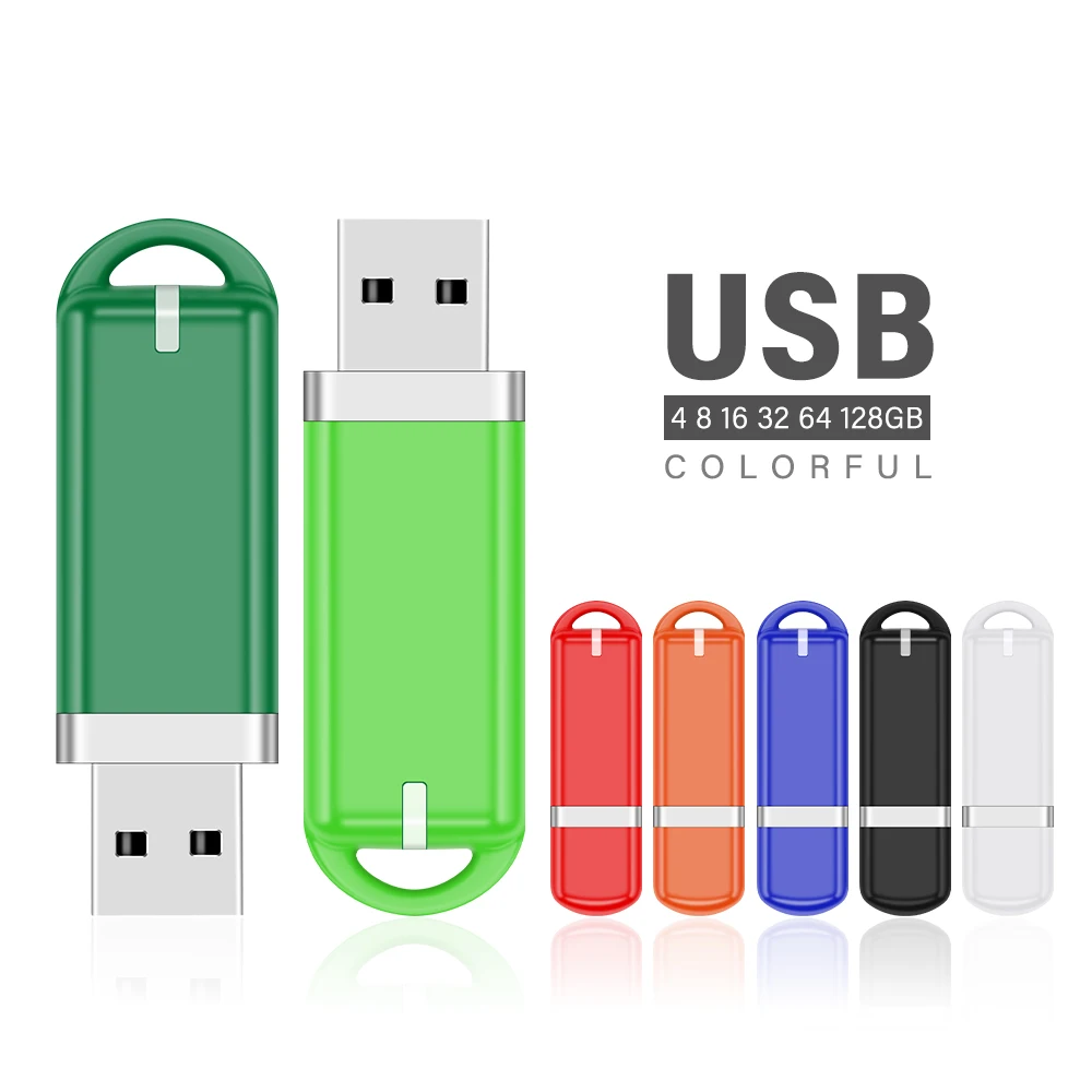 

Pen drive 128GB USB Flash Drives 2.0 Pen Drive 64G Stick usb Cle Memory Stick U Disk for TV Computer Color Mini Blue Black Green