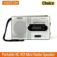 BC-R21/961/962 Mini Radio AM FM Battery Operated Portable Radio Best Reception Longest Lasting For Running Walking Home Soundbox