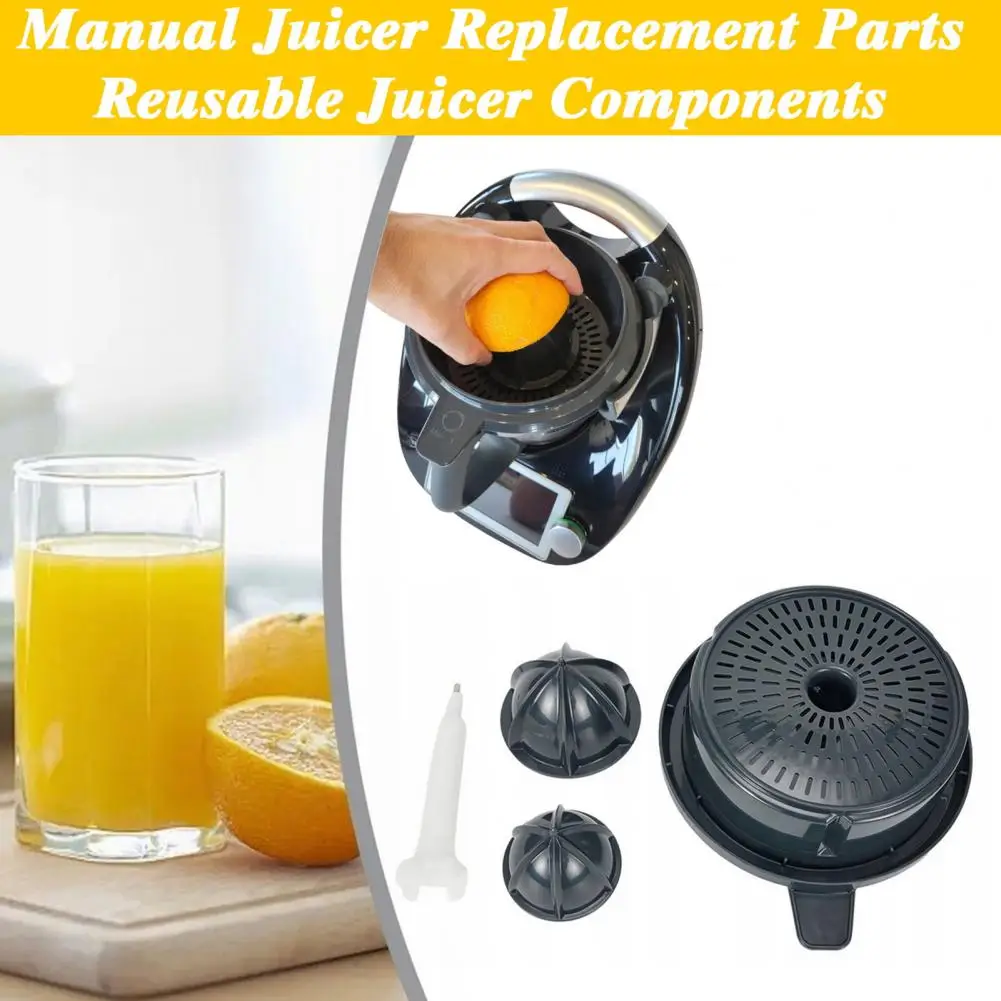 4Pcs Manual Juicer Set For Thermomix TM5/TM6 Sustainable Use Dishwasher Safe Food-Grade Materials Replacement Parts 착즙기 부품 세트