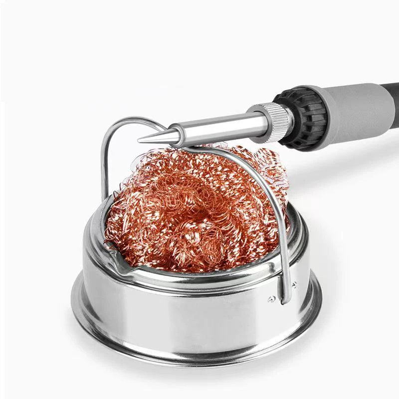 Desoldering Soldering Iron Cleaner Box Cleaning Ball Mesh Filter Nozzle Tip Copper Wire  Metal Dross Clean Ball Cleaning Tools