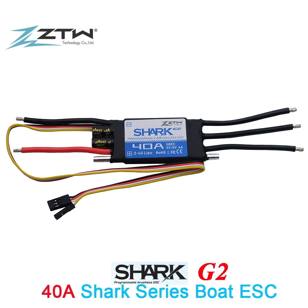 RC Boat Power Drive Set 2440 Motor Water Cooling 40A ESC For Thruster Sprayer Pump Jet Pump