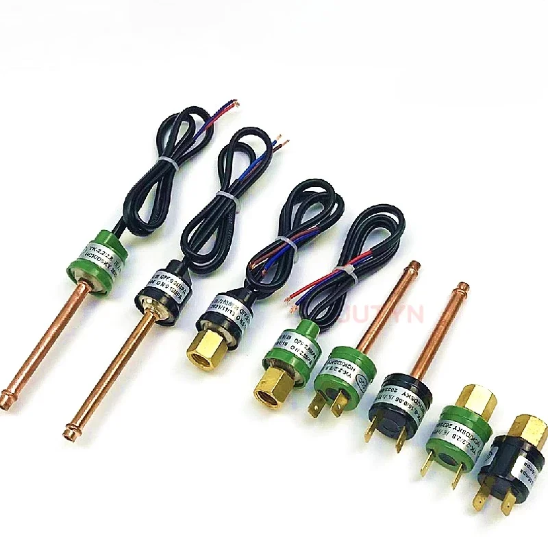 Pressostat de contrôle de pression pour climatiseur et réfrigération, 2 bornes/câbles, 0.05-0.15MPA, 0.15-0.3MPA, 2.2-2.8MPA, 1.9-2.4Mpa, 3.6-4.2MPA