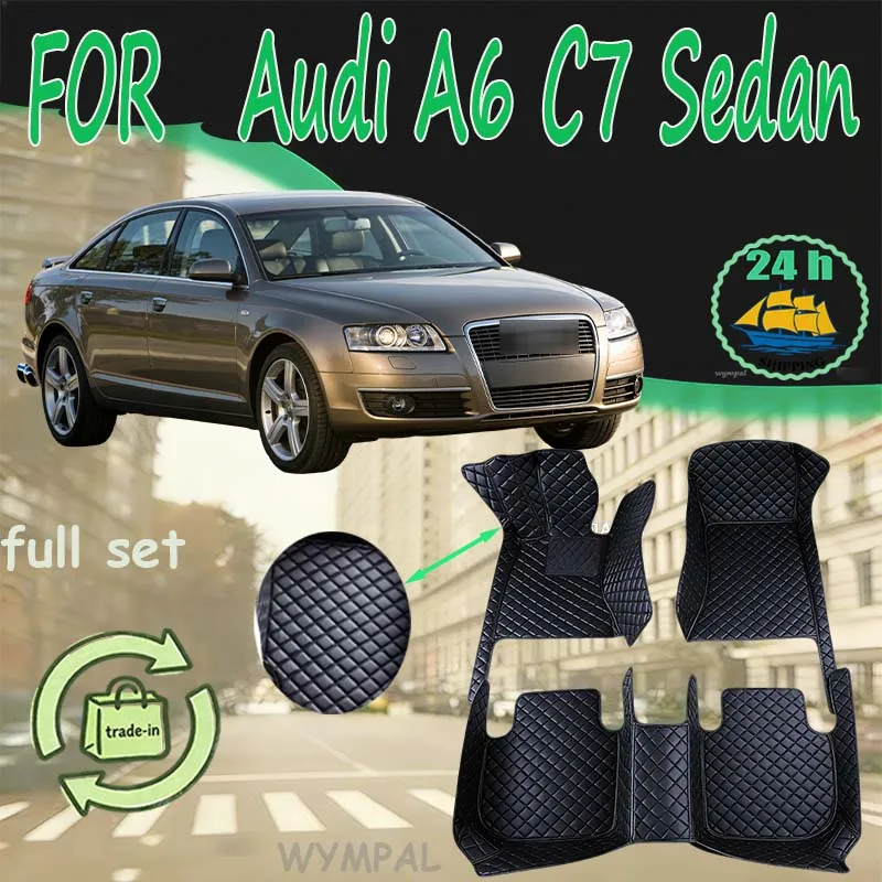 

Автомобильный коврик на заказ для Audi A6 C7 Sedan sportback Allroad Avant 2007 2008 2009 2010 2012 2013 2014 2015 2016 2017 2018 Стайлинг