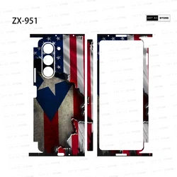Colorful Skin for Samsung Galaxy Z Fold7 4 3 6 5 5G Back Screen Protector Full Wrap Protective Film