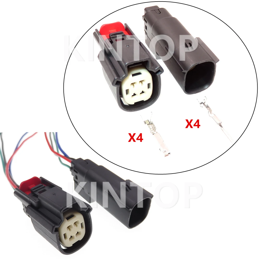 

1 Set 4 Pins Automobile Male Female Headlight Wire Harness Socket Starter 33472-4001 33472-0401 33472-4049 33472-0406 33482-0401