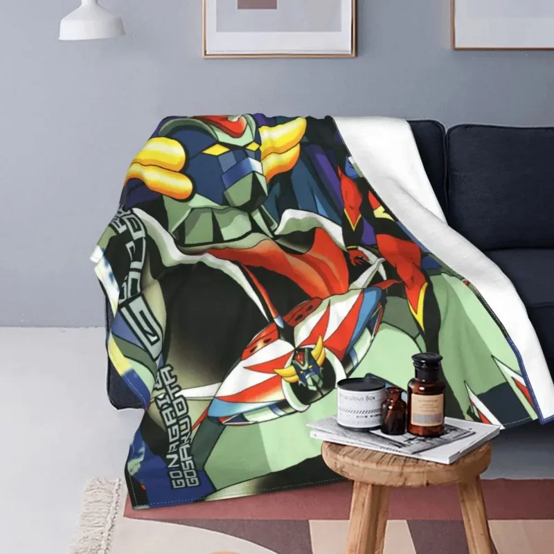 Goldorak actarus Mazinger Z blankets UFO robot Grendizer anime wool throw blanket bed sofa printed ultra-soft warm bedsprea