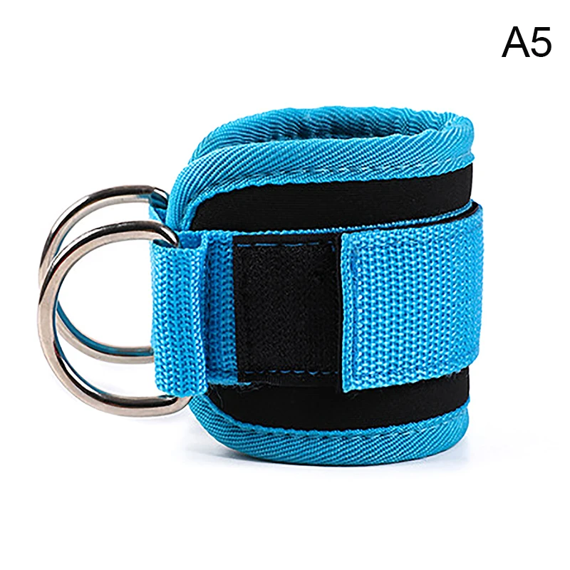 1PC Ankle Straps Adjustable Double D-Ring Ankle Cuffs Workouts Glutes Legs Strength Training Brace Support Sport Safety Abductor