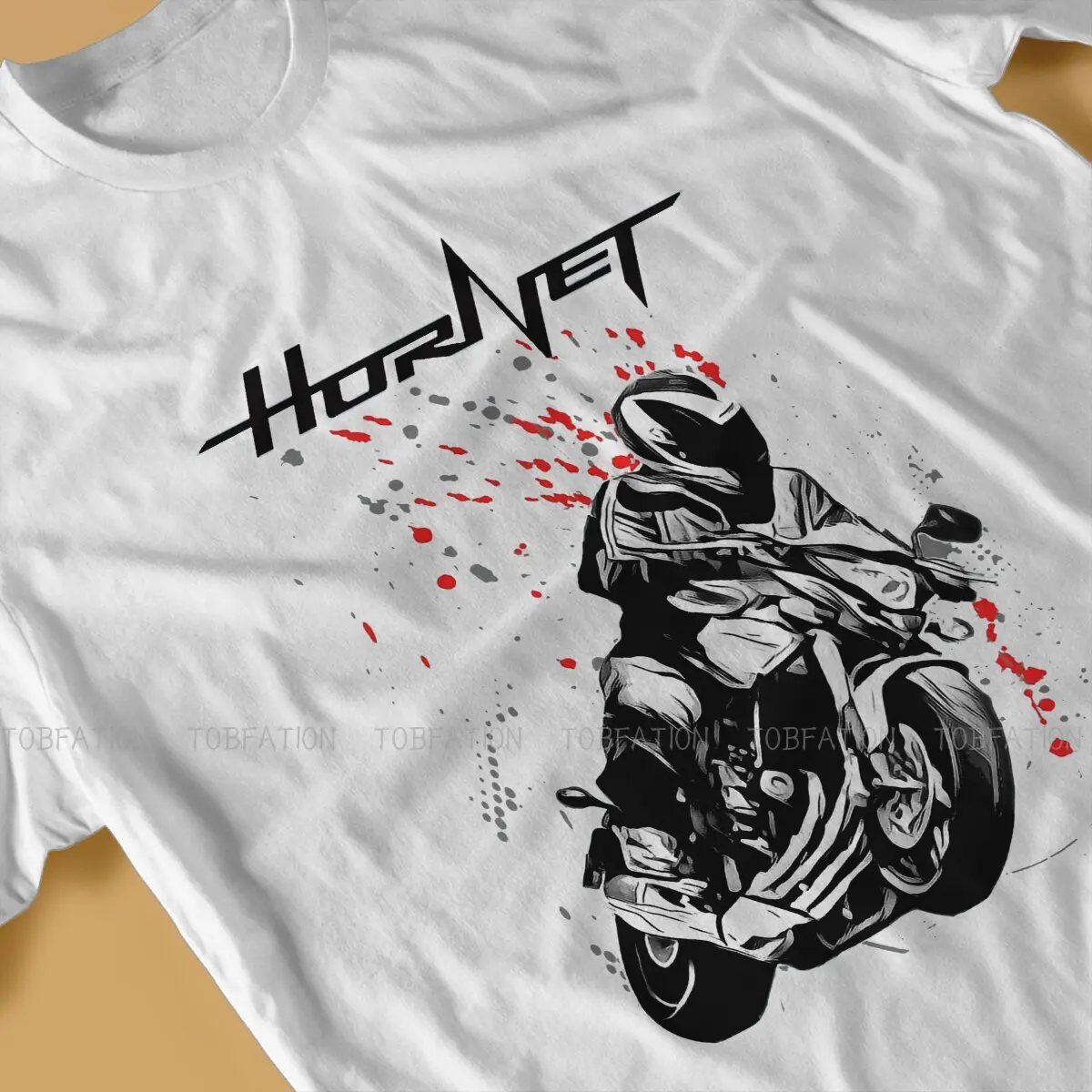 Adventure Motorcycle Tour CB600F Hornet T Shirt Harajuku Grunge High Quality Tshirt Oversized O-Neck Men Clothing