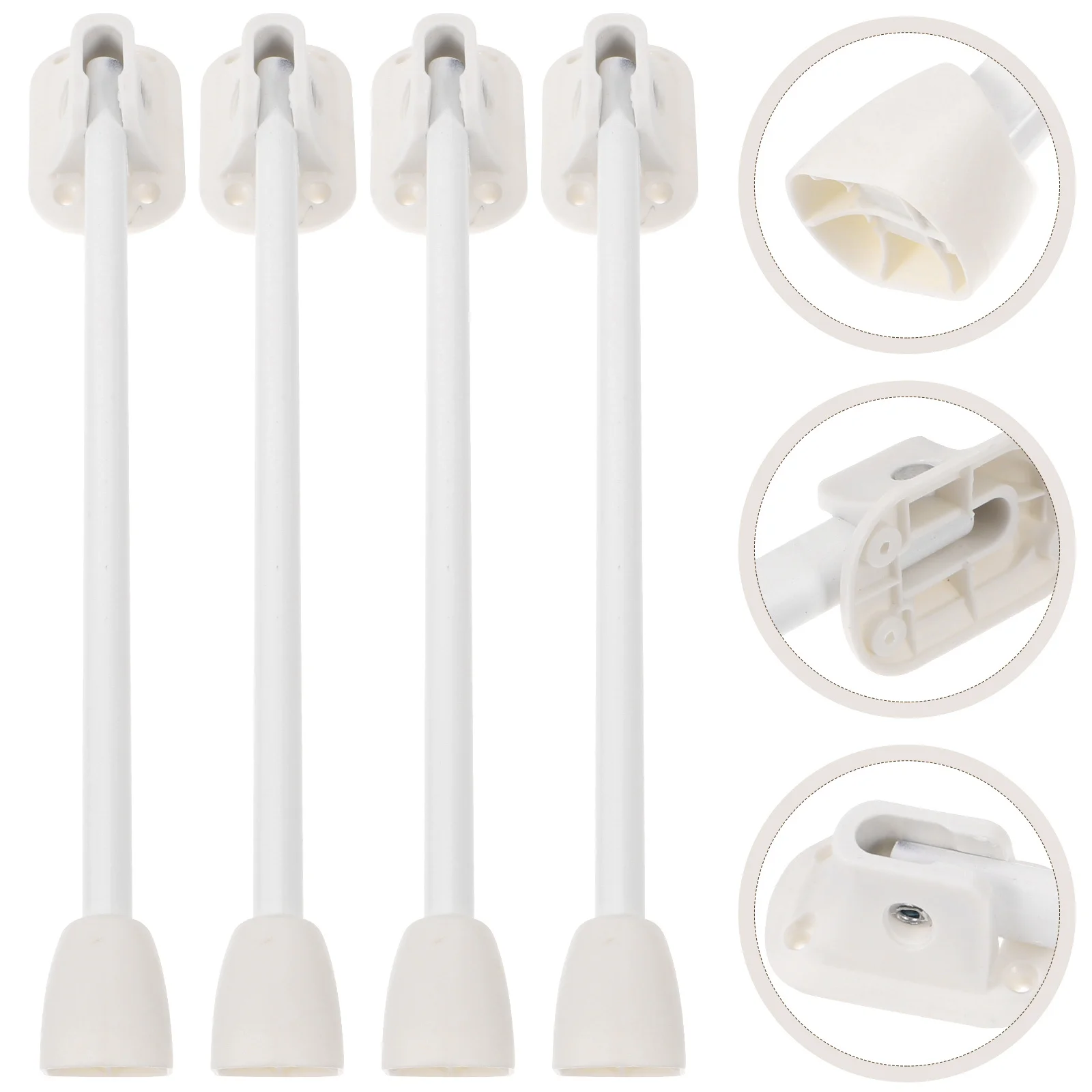 4 قطعة أرجل مكتب معدنية قابلة للطي أرجل طاولة شديدة التحمل للمنزل والمكتب طاولة القهوة المحمولة تصميم قوي أرجل مكتب شديدة التحمل ، #5