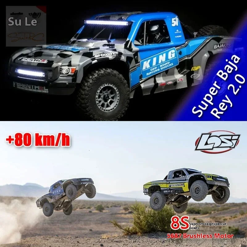 

LOSI SUPER BAJA REY 2.0 1/6 Large REY RC Cars LOS0502 4WD Simulation Off Road Vehicle Remote Control Model Electric Desert Card