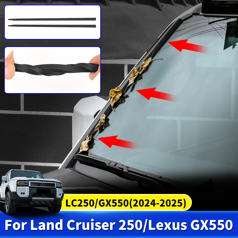 

Для Land Cruiser Prado LC 250 1958 J250 2024 2025 для Lexus GX 550, уплотнительная лента для ветрового стекла, шумоподавление, аксессуары