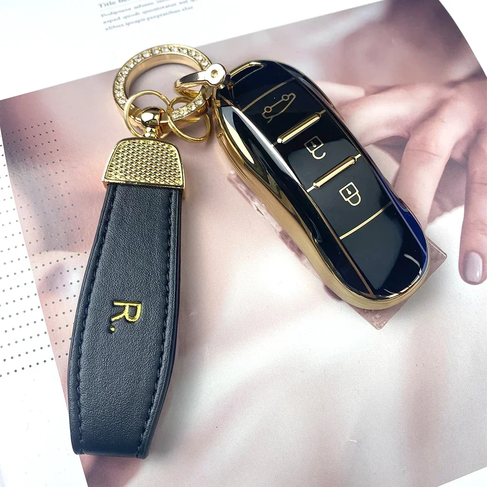 TPU Car Key Case Fob Cover Keychain for Dongfeng Fengguang DFSK Glory 580 Fengon Ix5 Ix7 Seres 3 5 Sf5 2022-2025 Accessories