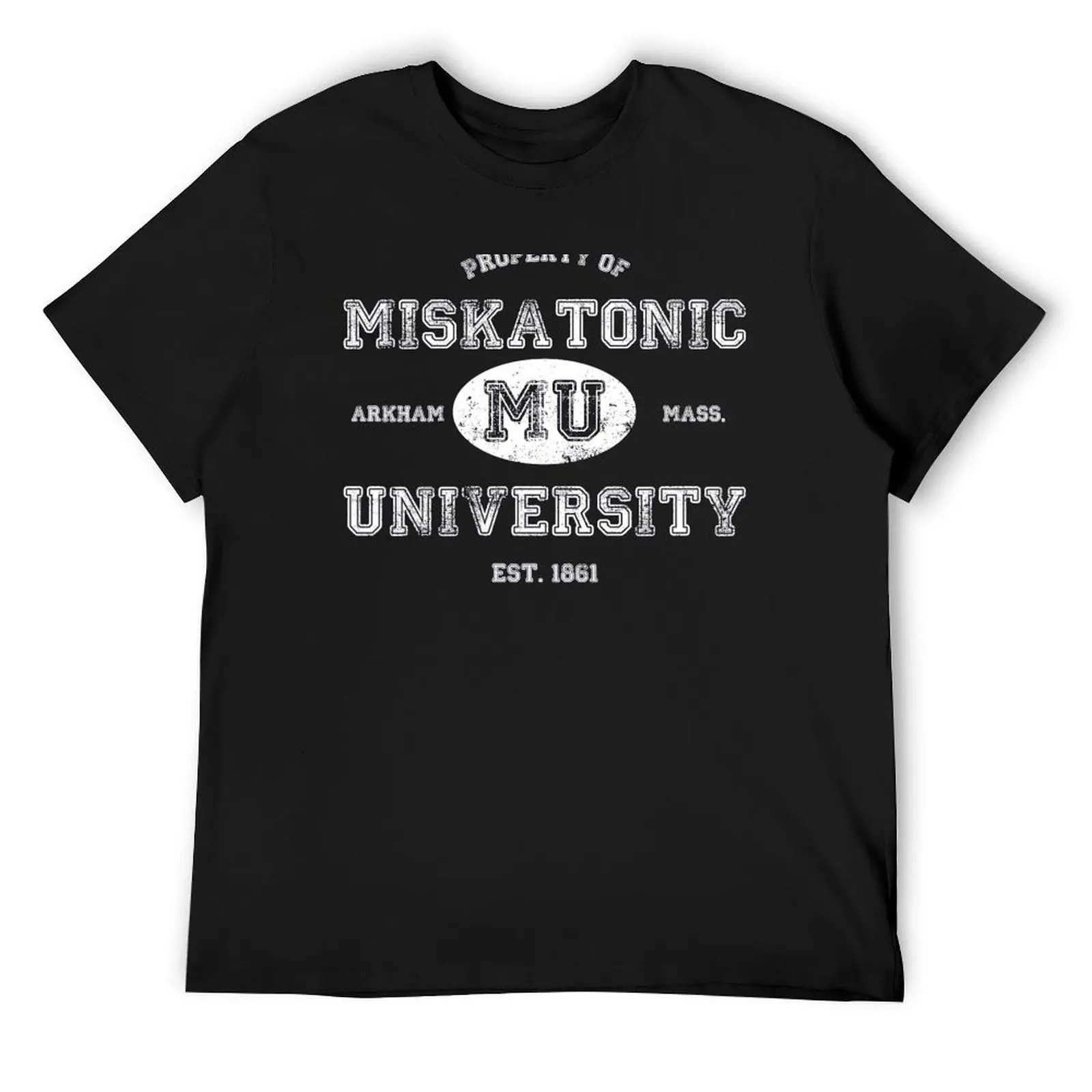 

MISKATONIC UNIVERSITY T-Shirt shirts graphic tee heavyweights cute tops blanks sweat shirts, men