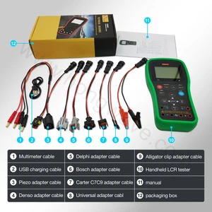 CSF Multifunctions CSF Metering, Piezo Injector Electronic, Inductance, Resistance, Tester, Capacitance, Fuel Diesel, EUI, EUP, Heui, LCR06 10 Main Sales Opacimeter Diesel - №10