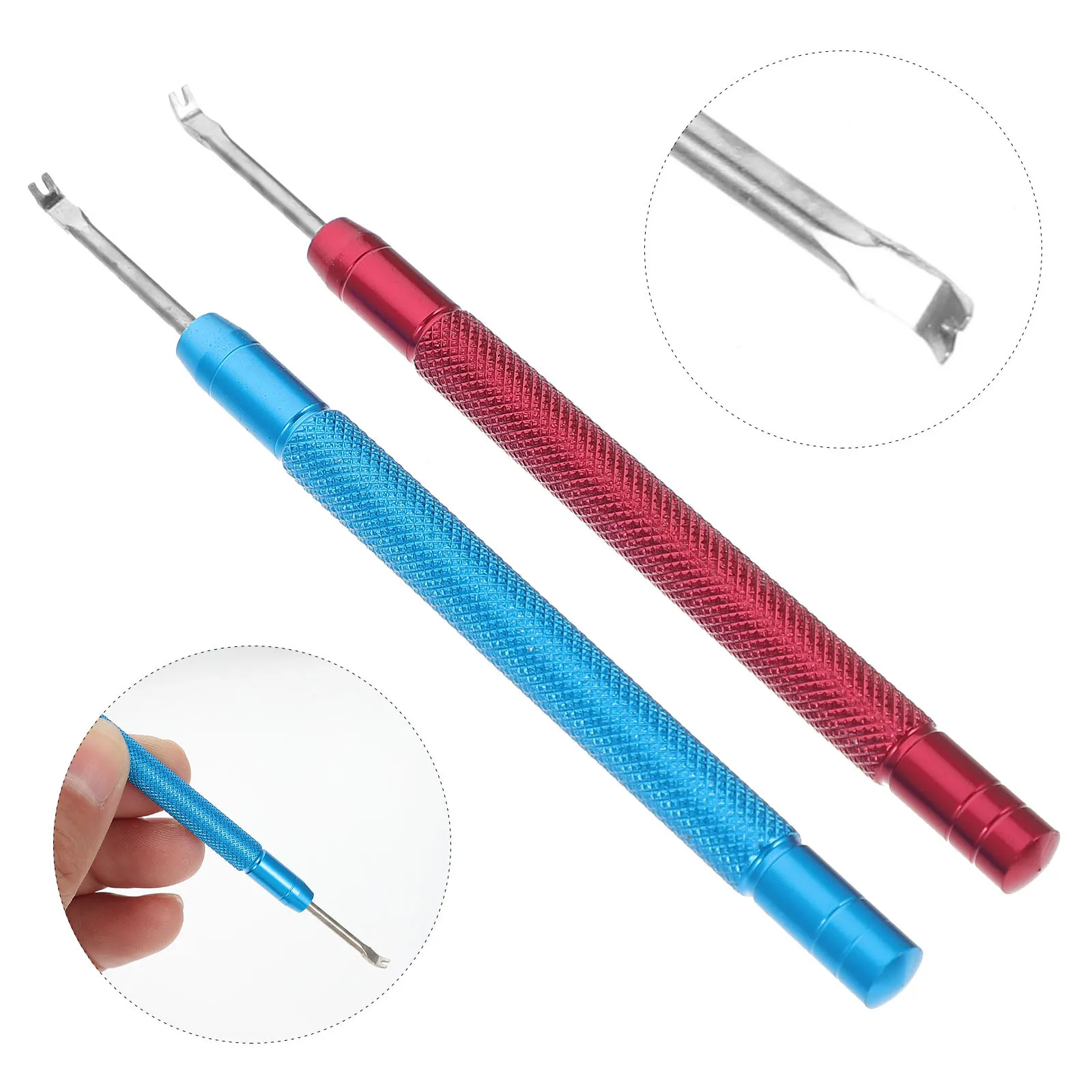 

2Pcs Professional Watch Needle Puller Tool Watch Hands Lever Needle Lifting Durable Aluminum Alloy Repair Accessories