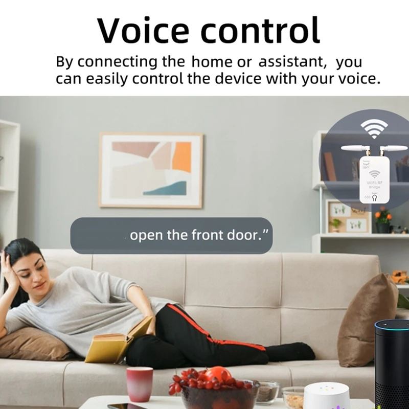 DT98 10X Tuya Smart WiFi RF Duplicator Remote Control Copy for Electric Door Rolling Door Curtain Awning