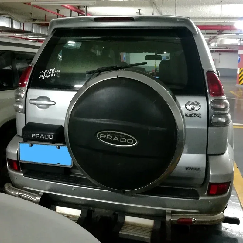 For Toyota Land Cruiser Prado FJ120 4000 2700 Spoiler with Led Light High Quality ABS 2003 2004 2005 2006 2007 2008 2009