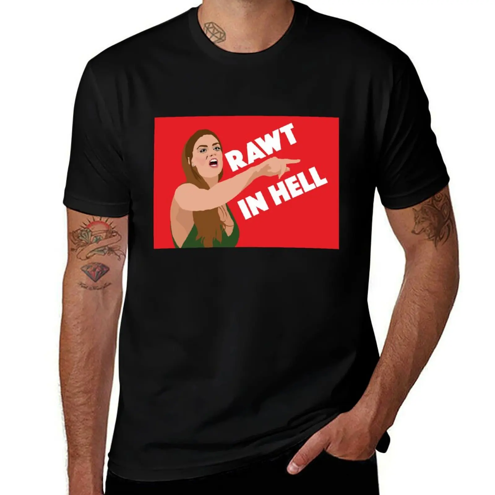 BRITTANY CARTWRIGHT Rawt In Hell VPR (Vanderpump Rules) T-Shirt Stylish Graphic Short Sleeve Top T-Shirt