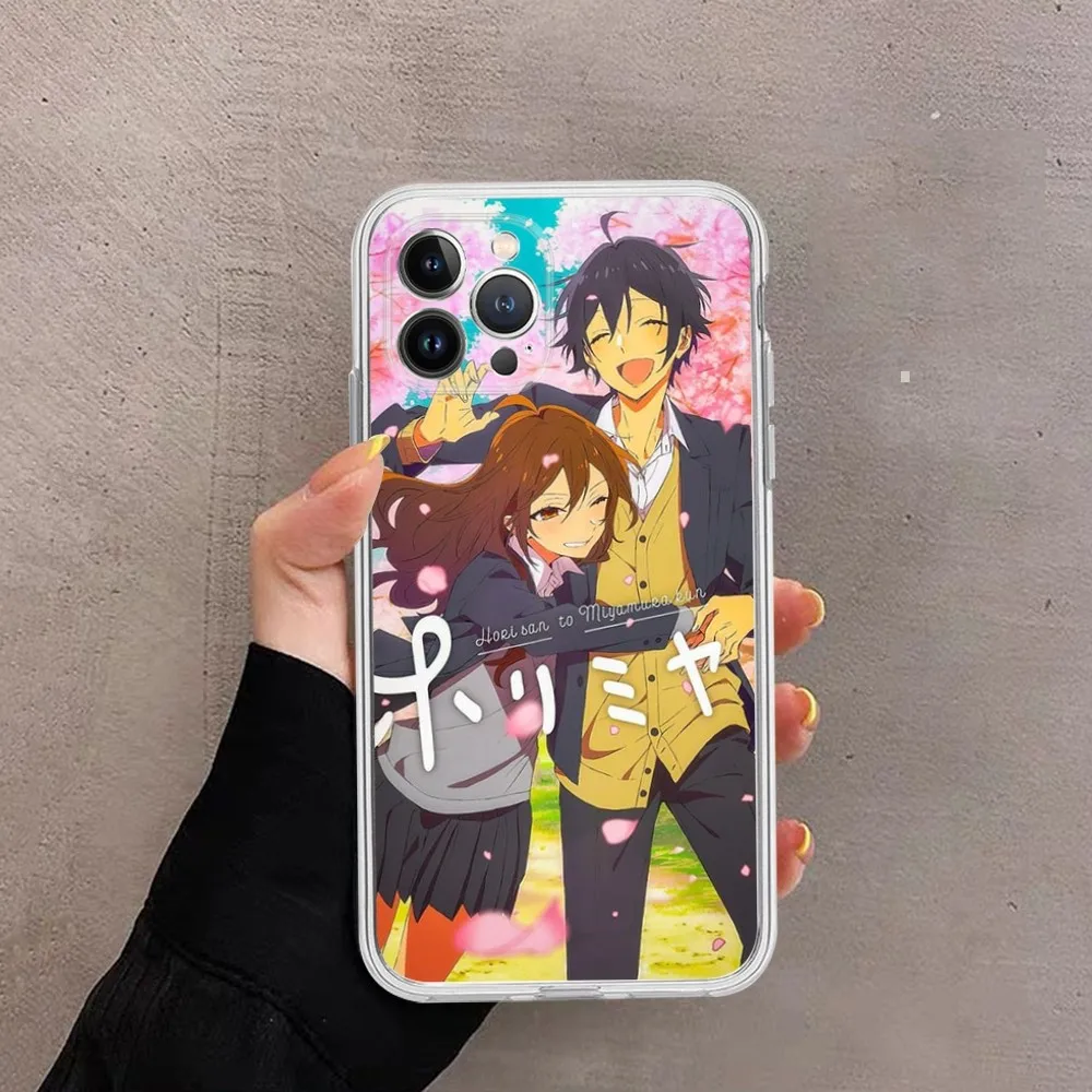 Anime Miyamura Izumi Horimiya Phone Case For iPhone 15 XR X XS Max 14 13 Pro Max 11 12 Mini 6 7 8 plus SE 2020 Printing Cover