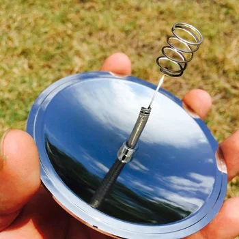 1PC Outdoor Solar Lighter Camping Survival Fire Lens Sunlight Focus Cigarette Lighter Waterproof Windproof Survival Hiking Tool 1