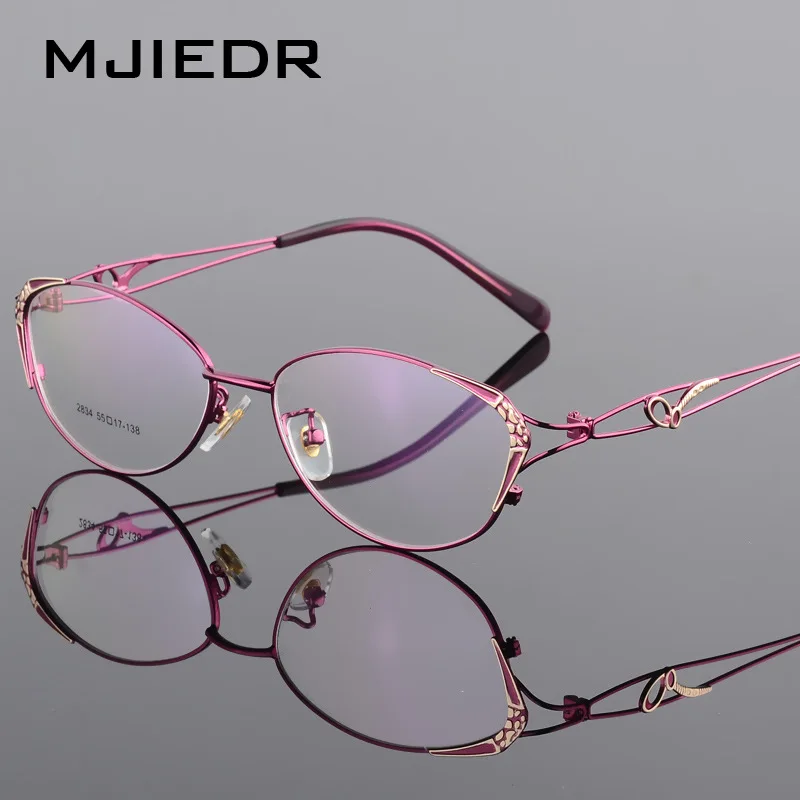 

MJIEDR High Quality Popular Women Eyeglasses Full Frame Eye Glass Female Optical Glasses Frames Colorful Fashion Spectacle Frame