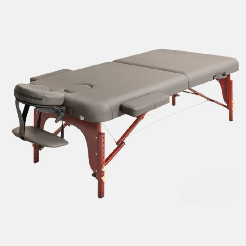 

Wooden Portable Massage Bed Face Bathroom Comfort Speciality Massage Table Knead Sleep Lettino Estetista Salon Furniture RR50MB