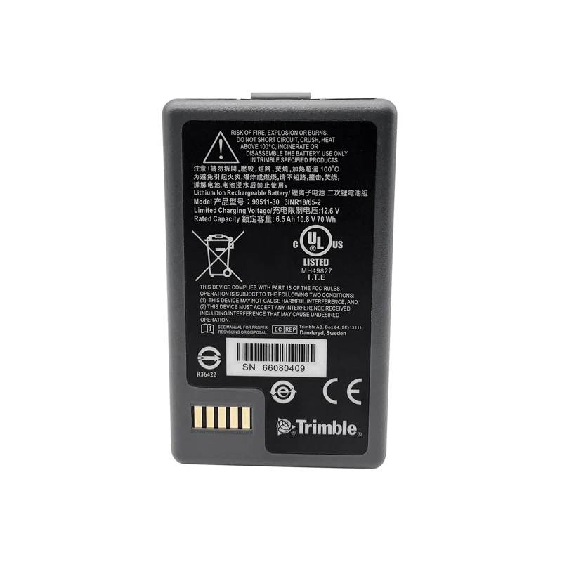 Grey Casing With Logo 79400 battery Green flashing light for Trimble S3S5S6S8 total station 10.8v 6500mah rechargeable battery