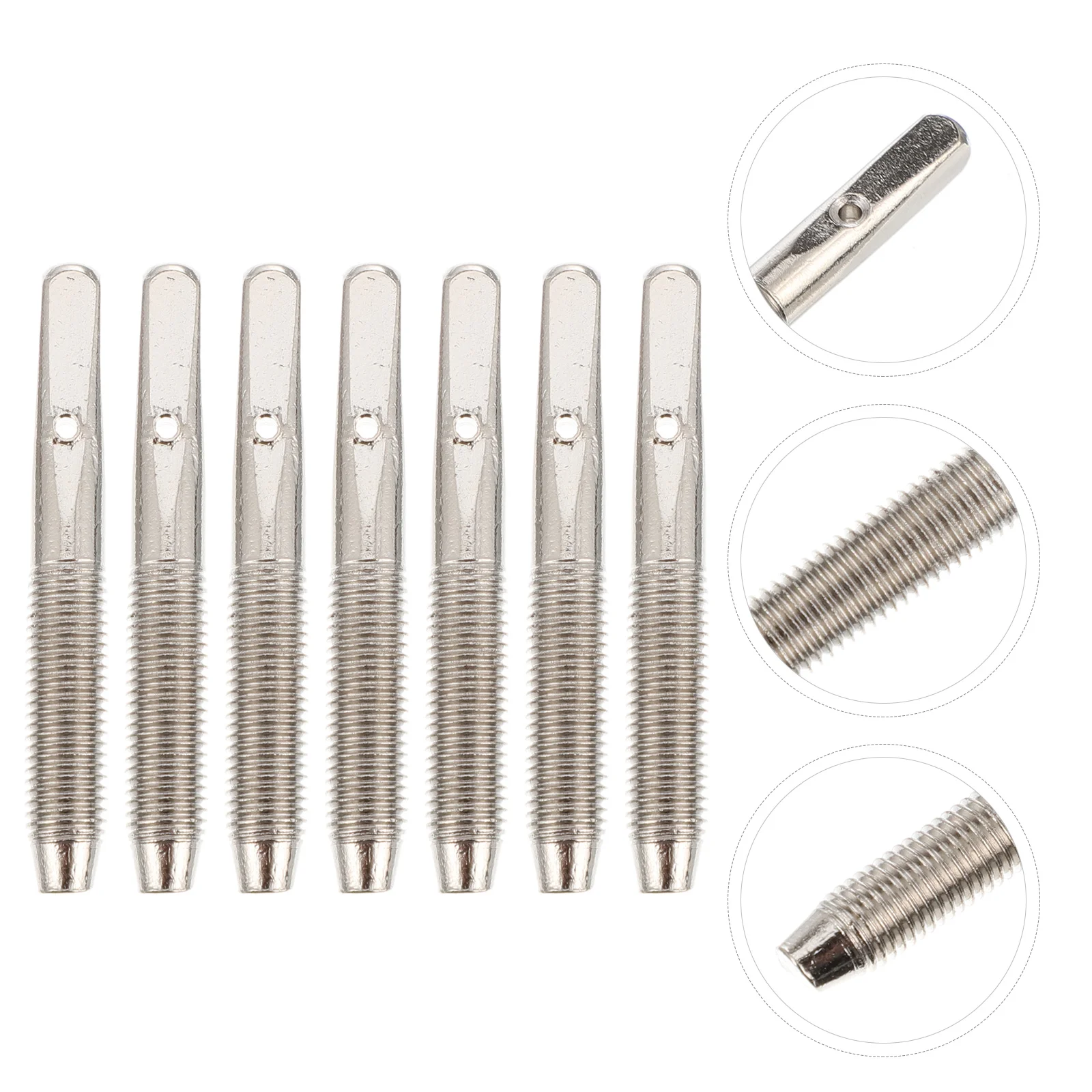 

7 PCS Lyre Fastening Nails Musical Instruments Harp Pin Tuning Metal Peg Zither Fixing for