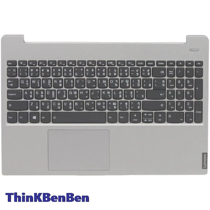 TH Thai Grey Keyboard Upper Case Palmrest Shell Cover For Lenovo Ideapad S340 15 15IWL 15IML 15API 15IIL 5CB0S18762