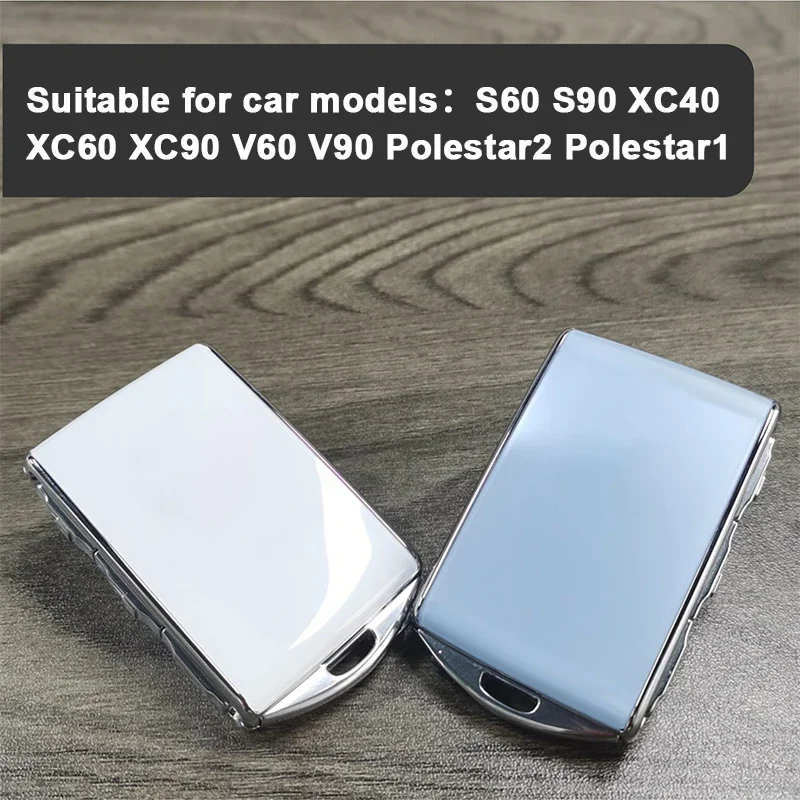 Zinc Alloy Frame Car Key Case Auto Key Modification for Volvo XC40 XC60 XC90 S60 S90 V60 V90 Polestar 2 Polesta1 Car Accessories