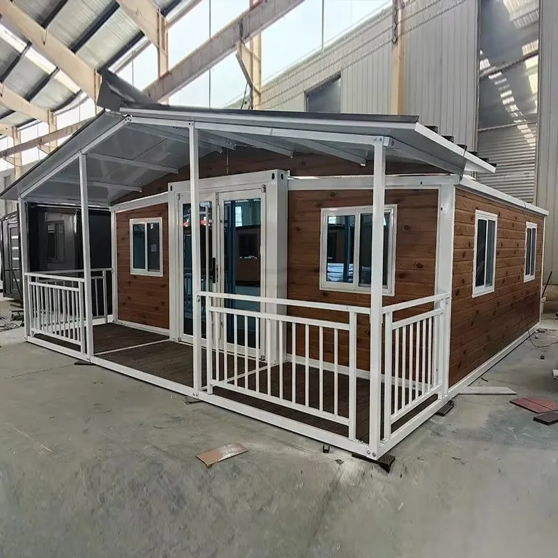 Customized 20Ft 40Ft Expandable Container Home Steel Structure Prefabricated Light Steel Foldable House Warehouse Prefab Mobile