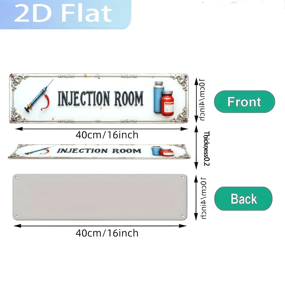A 2D Flat Injection-Molded Room Sign, Designed As Retro Wall Decor Ideal for Cozy Bedrooms, Cafes, And Various Decorations